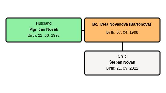 Family tree diagram